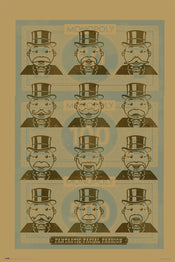 Poster Monopoly Facial Fashion 61x91,5cm