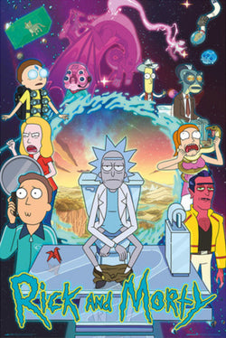 Poster Rick and Morty - Season 4 61x91,5cm
