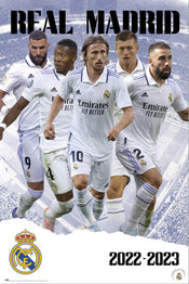 Poster Real Madrid Grupo 2022 2023 61x91,5cm