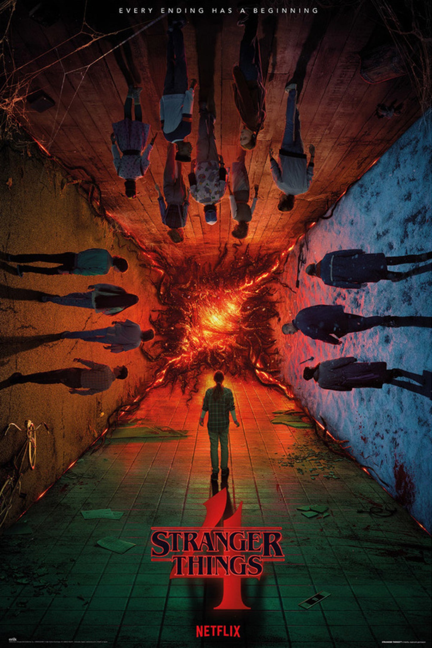 Poster Stranger Things Teaser Season 4 61x91,5cm
