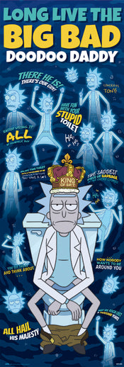 Poster Rick and Morty Doodoo Daddy 53x158cm