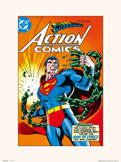 Kunstdruk DC Action Comics 485 30x40cm
