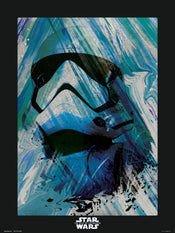 Kunstdruk Star Wars Episode IX First Order Trooper 30x40cm