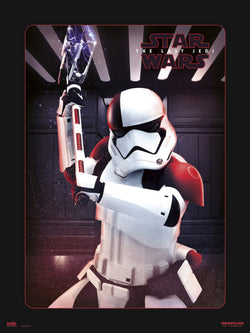 Kunstdruk Star Wars Vill Executioner Trooper 30x40cm