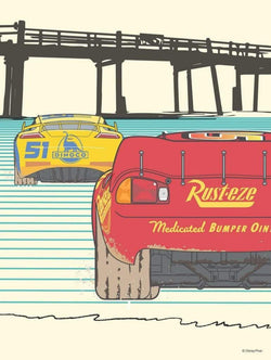 Kunstdruk Cars Strengthen Together 30x40cm