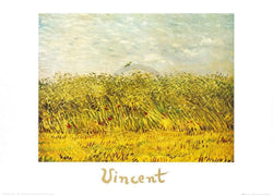 Kunstdruk Vincent Van Gogh - The Wheat Field 70x50cm