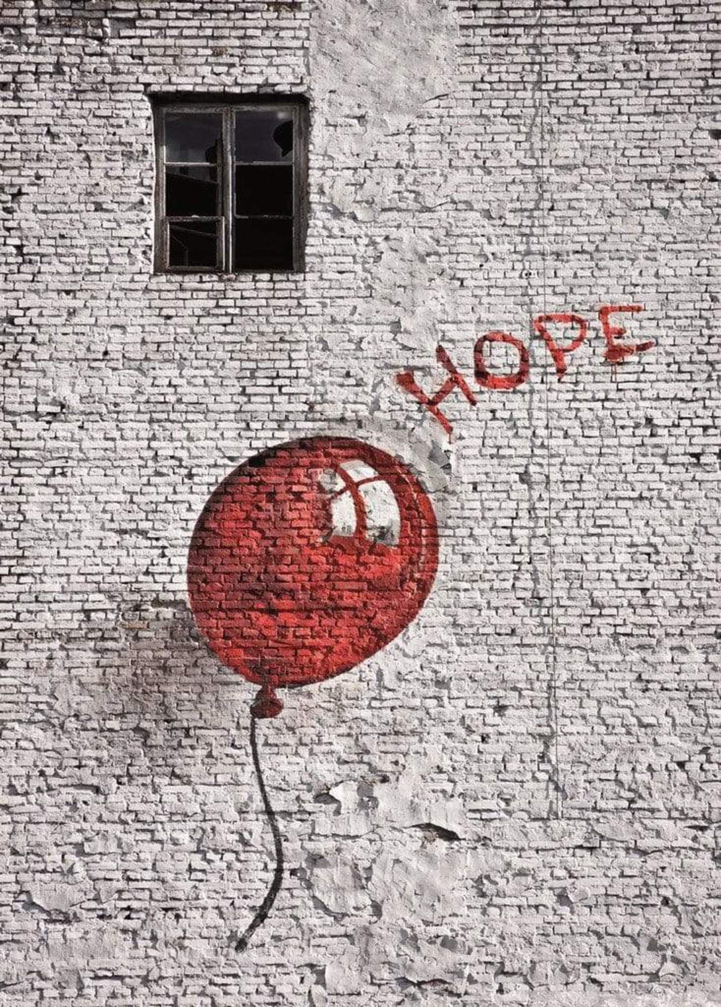 Kunstdruk Edition Street - Hope 50x70cm