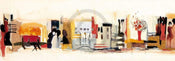 Kunstdruk Celina Bonciani - Begegnungen III 100x35cm