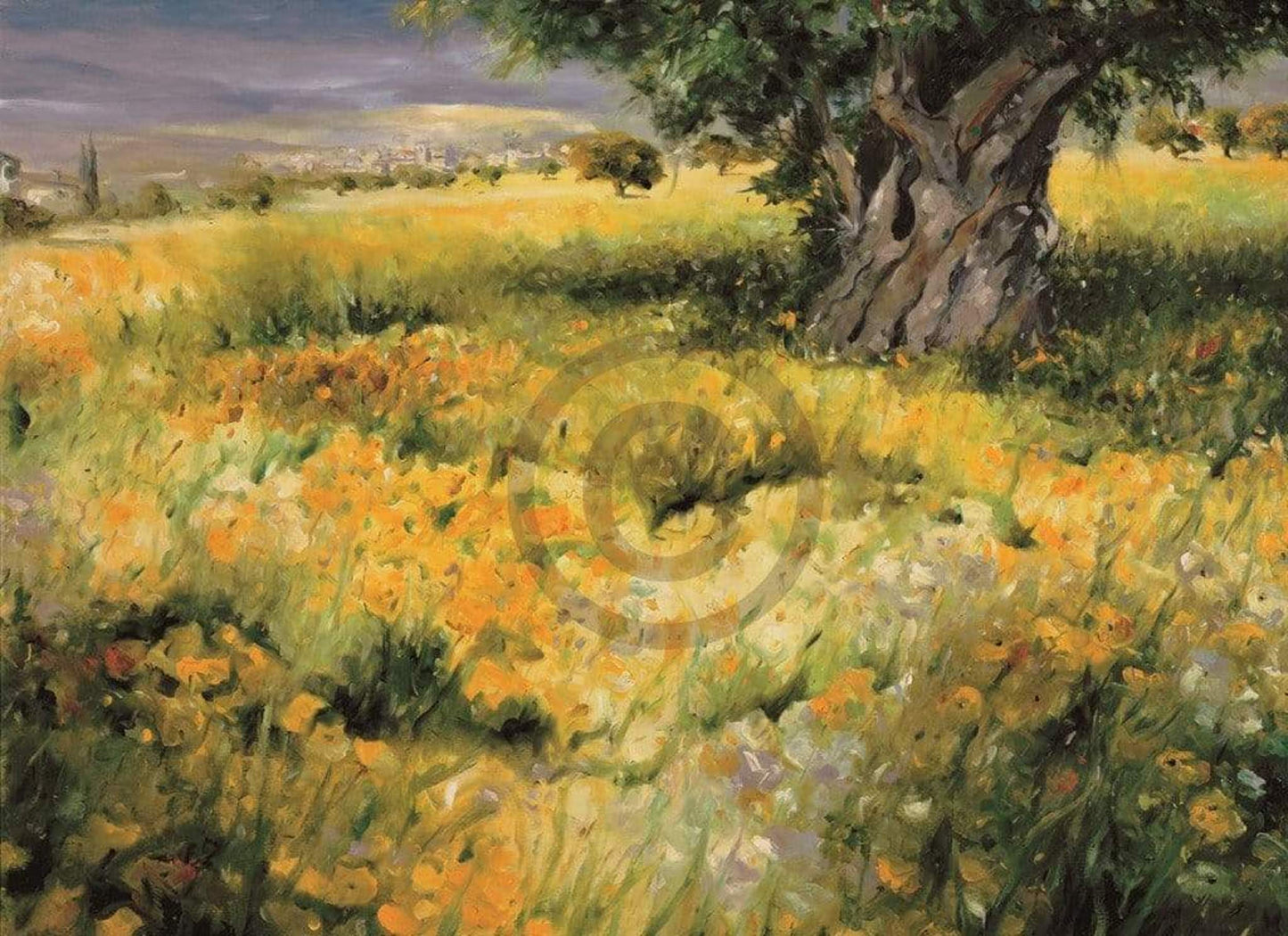 Kunstdruk Christian Sommer - Sommerbaum 128x93cm