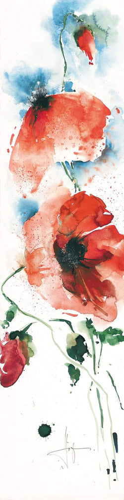 Kunstdruk Ekkehard Hofmann - Mohn I 20x99cm