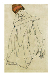 Kunstdruk Egon Schiele - Die Tänzerin 50x70cm
