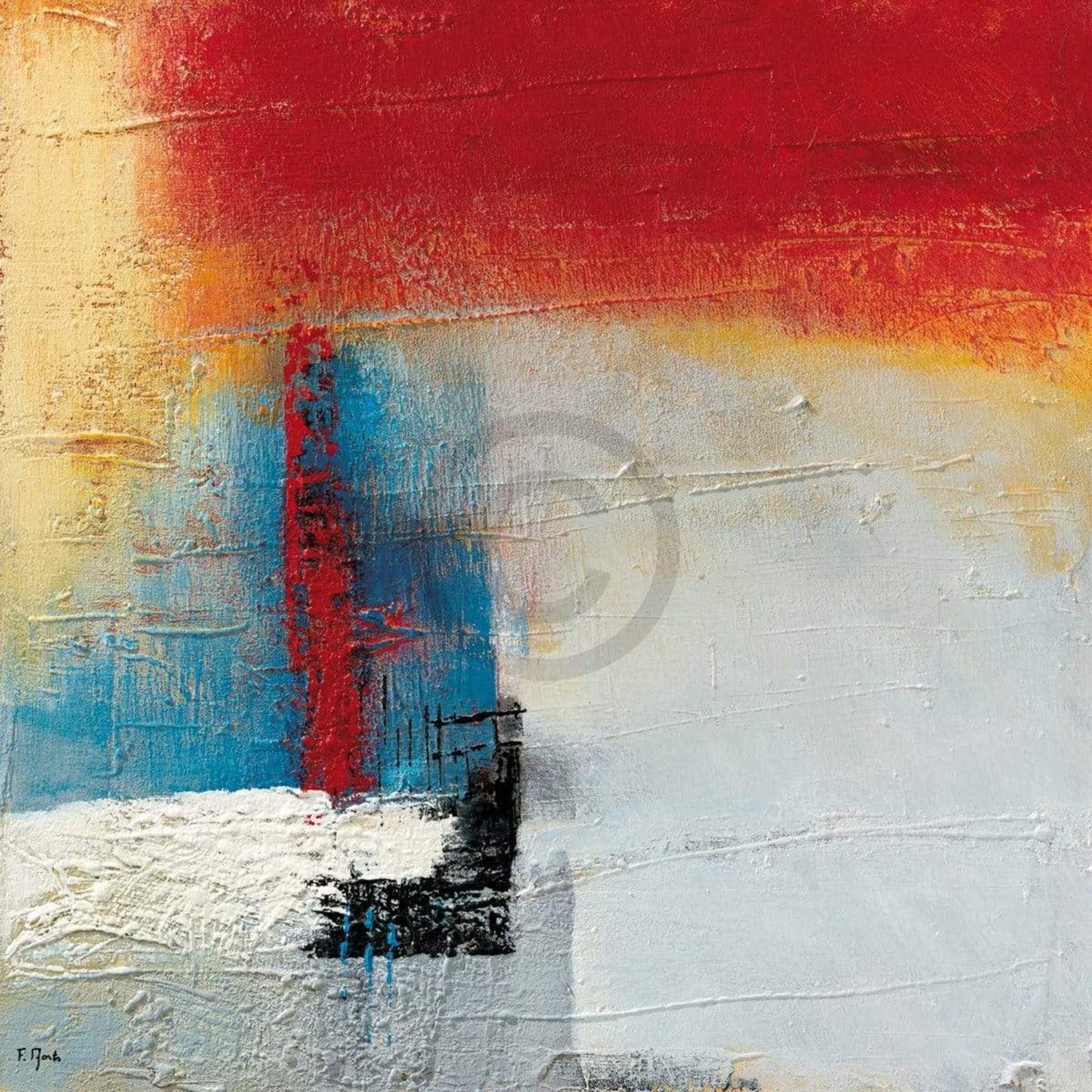 Kunstdruk Flory Aerts - Windless 70x70cm