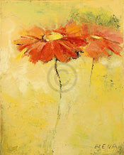 Kunstdruk Elena Filatov - Feldblumen I 40x50cm
