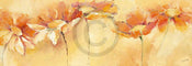 Kunstdruk Elena Filatov - Feldblumenparade 99x34cm