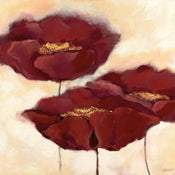 Kunstdruk Elena Filatov - Mohn in Milch II 70x70cm