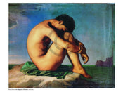 Kunstdruk Hippolyte Flandrin - Young Man Nude 80x60cm