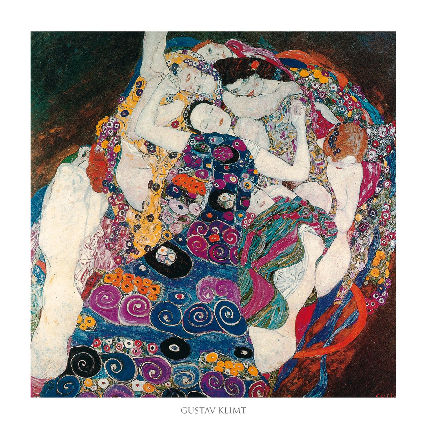 Kunstdruk Gustav Klimt - La vergine 70x70cm