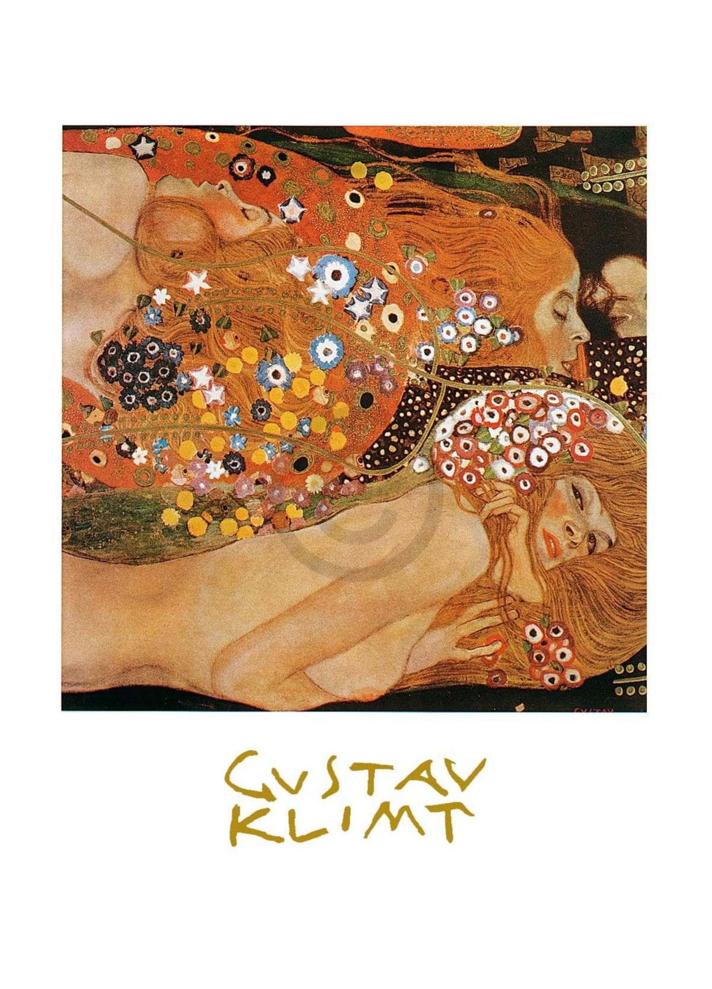 Kunstdruk Gustav Klimt - Acqua Mossa 50x70cm