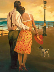 Kunstdruk Graham Reynolds - View of the bay 60x80cm