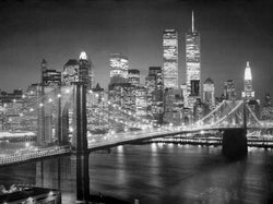 Kunstdruk Henri Silberman - Brooklyn Bridge 80x60cm