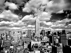 Kunstdruk Henri Silberman - Sky over Manhatten 80x60cm