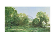 Kunstdruk J.B.C. Corot - Etang à ville d'Avray 30x24cm
