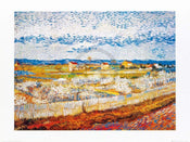 Kunstdruk Vincent Van Gogh - Pesco in fiore 80x60cm