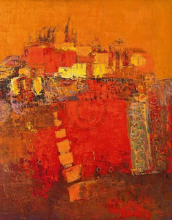 Kunstdruk Madjid - Squares 70x90cm