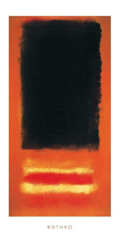 Kunstdruk Mark Rothko - Untitled 50x100cm