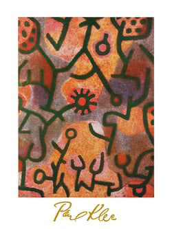 Kunstdruk Paul Klee - Flora di Roccia 60x80cm