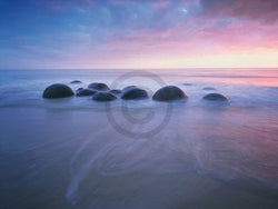 Kunstdruk Popp-Hackner - Moeraki Boulders 80x60cm