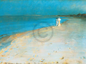 Kunstdruk Peter Severin Krøyer - Summer evening 80x60cm