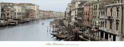 Kunstdruk Alan Blaustein - Morning on the Grand Canal 106x40cm