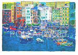 Kunstdruk Ralf Westphal - Camogli / Levante 100x70cm