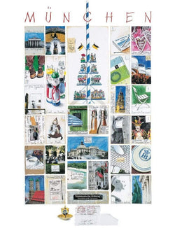 Kunstdruk Sabine Gerke - München 60x80cm