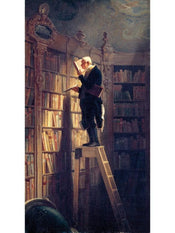 Kunstdruk Carl Spitzweg - Der Bücherwurm 60x80cm