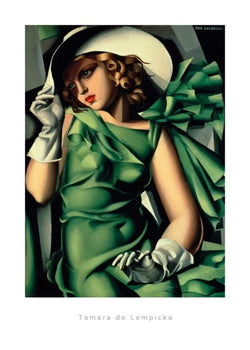 Kunstdruk Tamara De Lempicka - Young Lady with Gloves 50x70cm