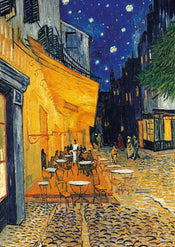 Kunstdruk Vincent Van Gogh - Café-Terrasse am Abend 21x29.7cm