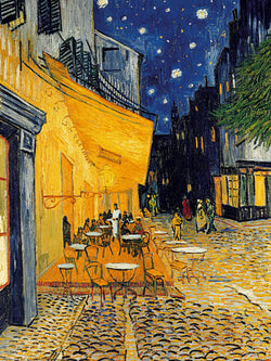 Kunstdruk Vincent Van Gogh - Café at Night 60x80cm