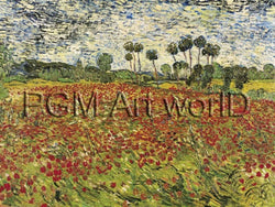 Kunstdruk Vincent Van Gogh - Field of Poppies 80x60cm