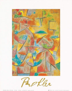 Kunstdruk Paul Klee - Bimba e zia, 1937 24x30cm