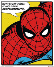 Poster Spider-Man Quote 40x50cm