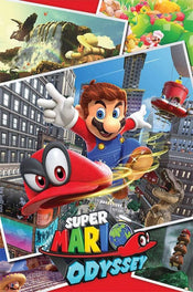 Poster Super Mario Odyssey Collage 61x91,5cm
