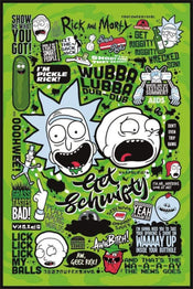 Poster Rick and Morty Quotes 61x91,5cm