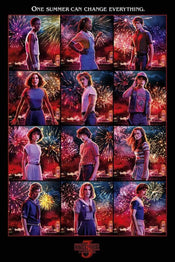 Poster Stranger Things Character Montage 61x91,5cm