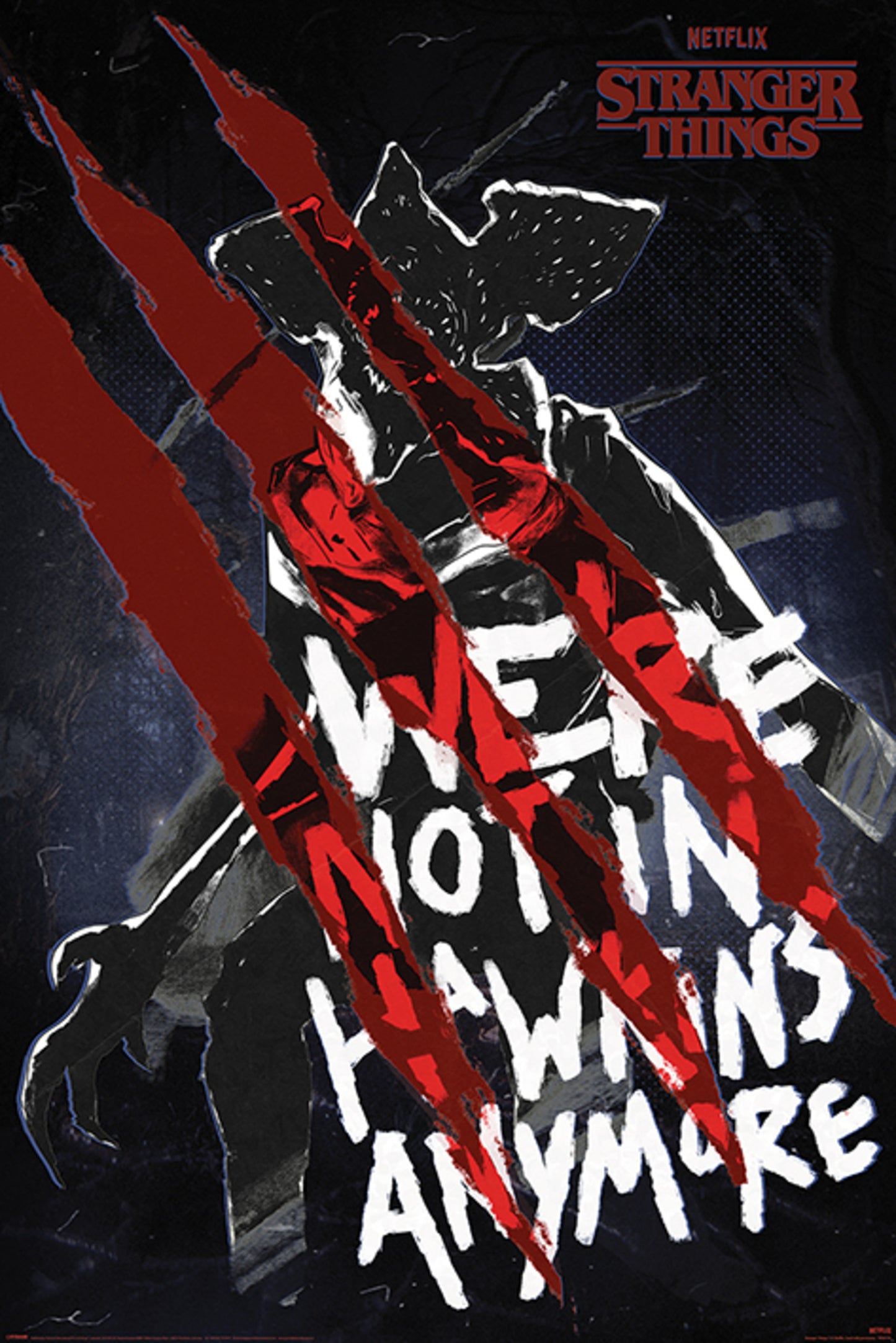 Poster Stranger Things 4 Not in Hawkins 61x91,5cm