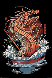 Poster Ilustrata Dragon Ramen 61x91,5cm