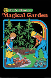 Poster Steven Rhodes Let's Plant A Magical Garden 61x91,5cm