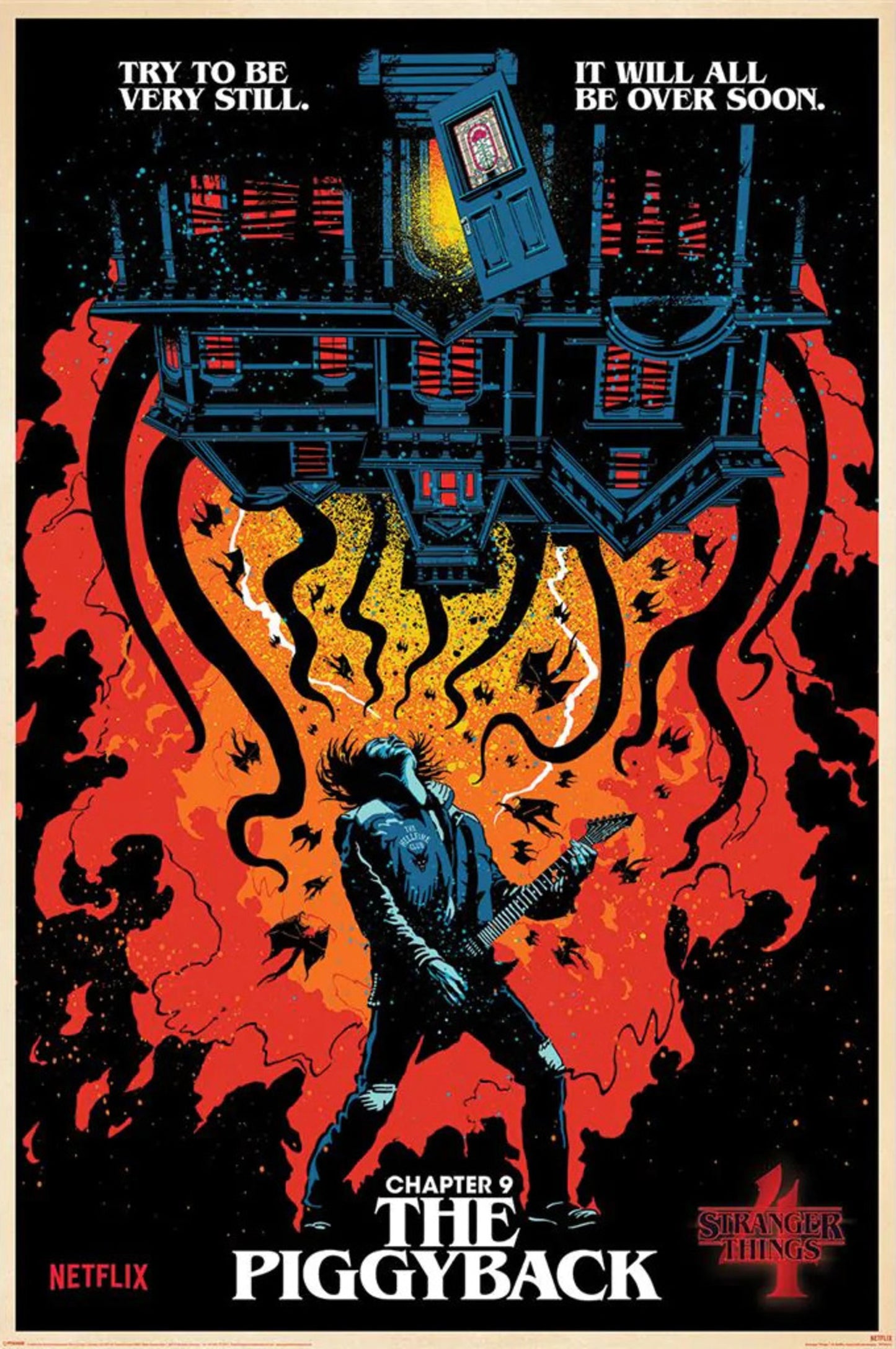 Poster Stranger Things 4 Chapter 9 The Piggyback 61x91,5cm