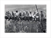 Kunstdruk Lunch on a Skyscraper 80x60cm